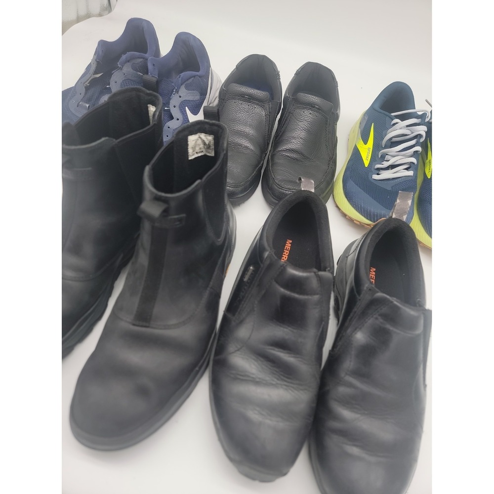 Lot Of 5  Merrell, Brooks & Nike Men's Size 9.5 10 Shoes Sneakers & Slip-Ons